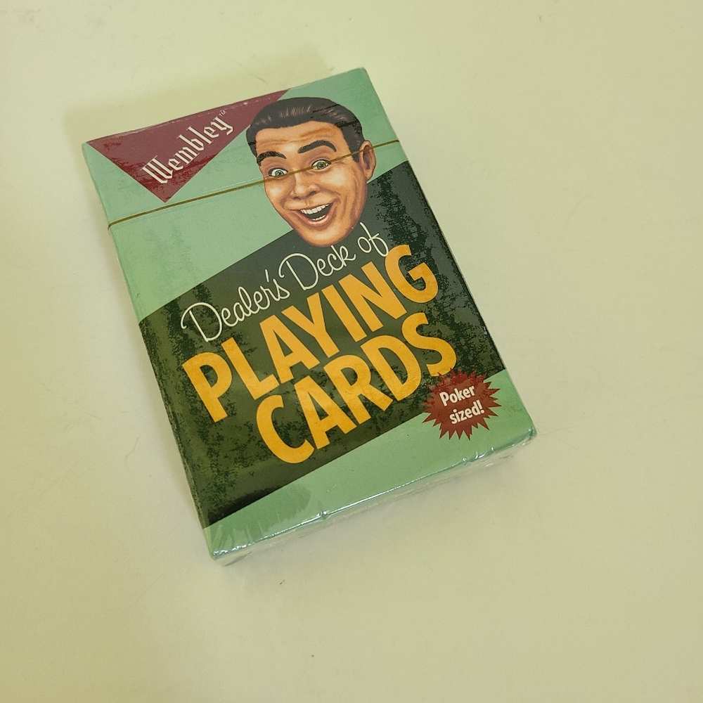 Sealed Wembley Dealers Deck Single Deck Playing Cards (poker size)